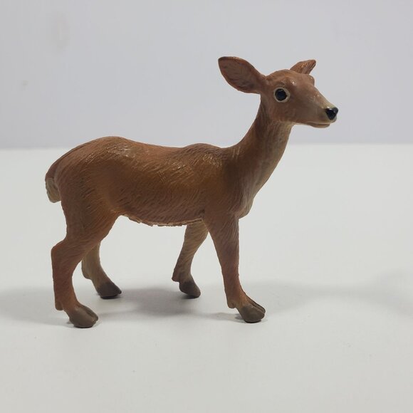 1998 Safari Ltd Stag And Doe Deer Lot Vintage Figures - Picture 9 of 16
